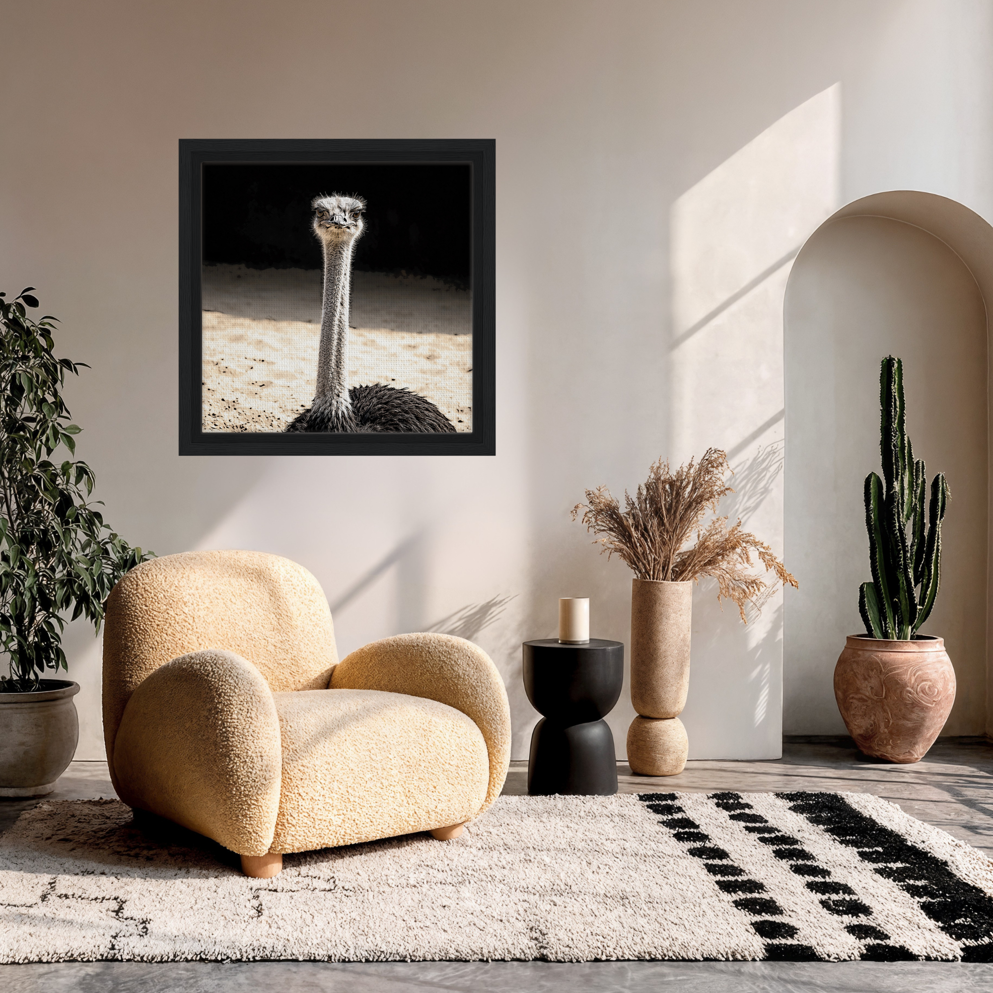 Leinwand gerahmt, Design Strauss