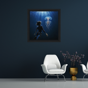 Leinwand gerahmt, Motiv Tiefenlicht