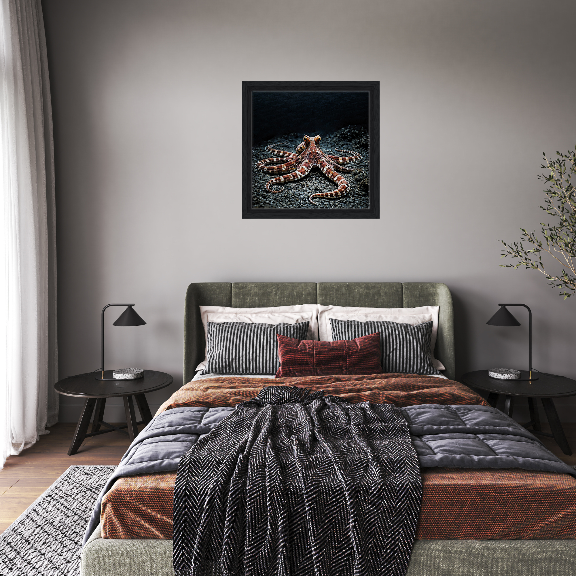 Leinwand gerahmt, Motiv: Wunderpus
