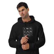Unisex Bio-Raglan-Hoodie Spurenelemente