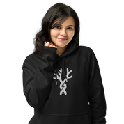 Unisex Bio-Raglan-Hoodie Coral DNA
