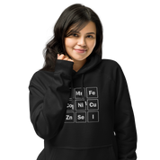 Unisex Bio-Raglan-Hoodie Spurenelemente