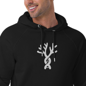 Unisex Bio-Raglan-Hoodie Coral DNA